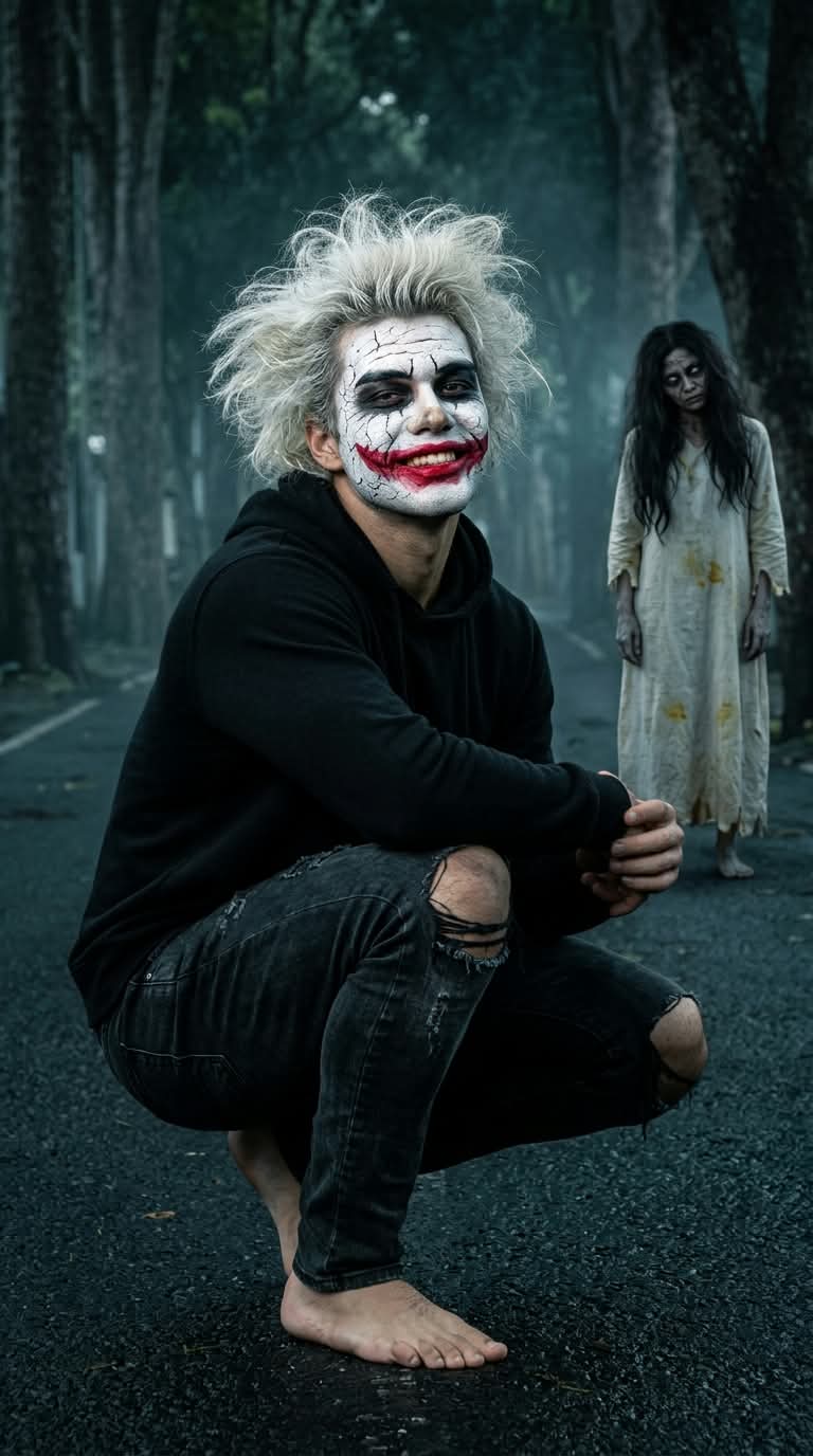 Cinematic Horror Portrait with a Kuntilanak