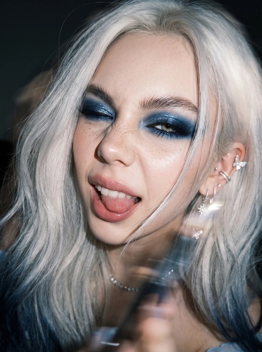 Icy Blue Flash-Fashion Portrait output 12