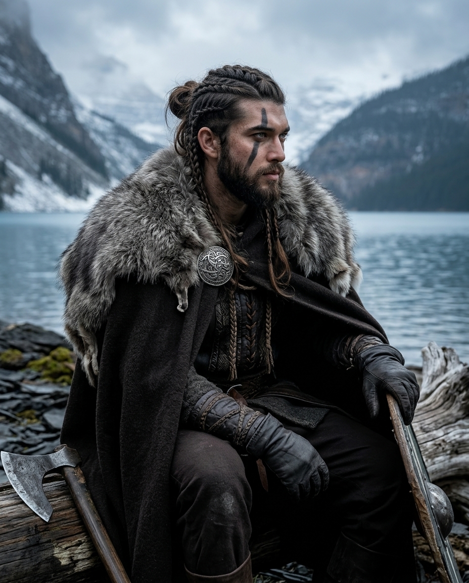The Northern Warrior: Nordic Viking Editorial Portrait output 18