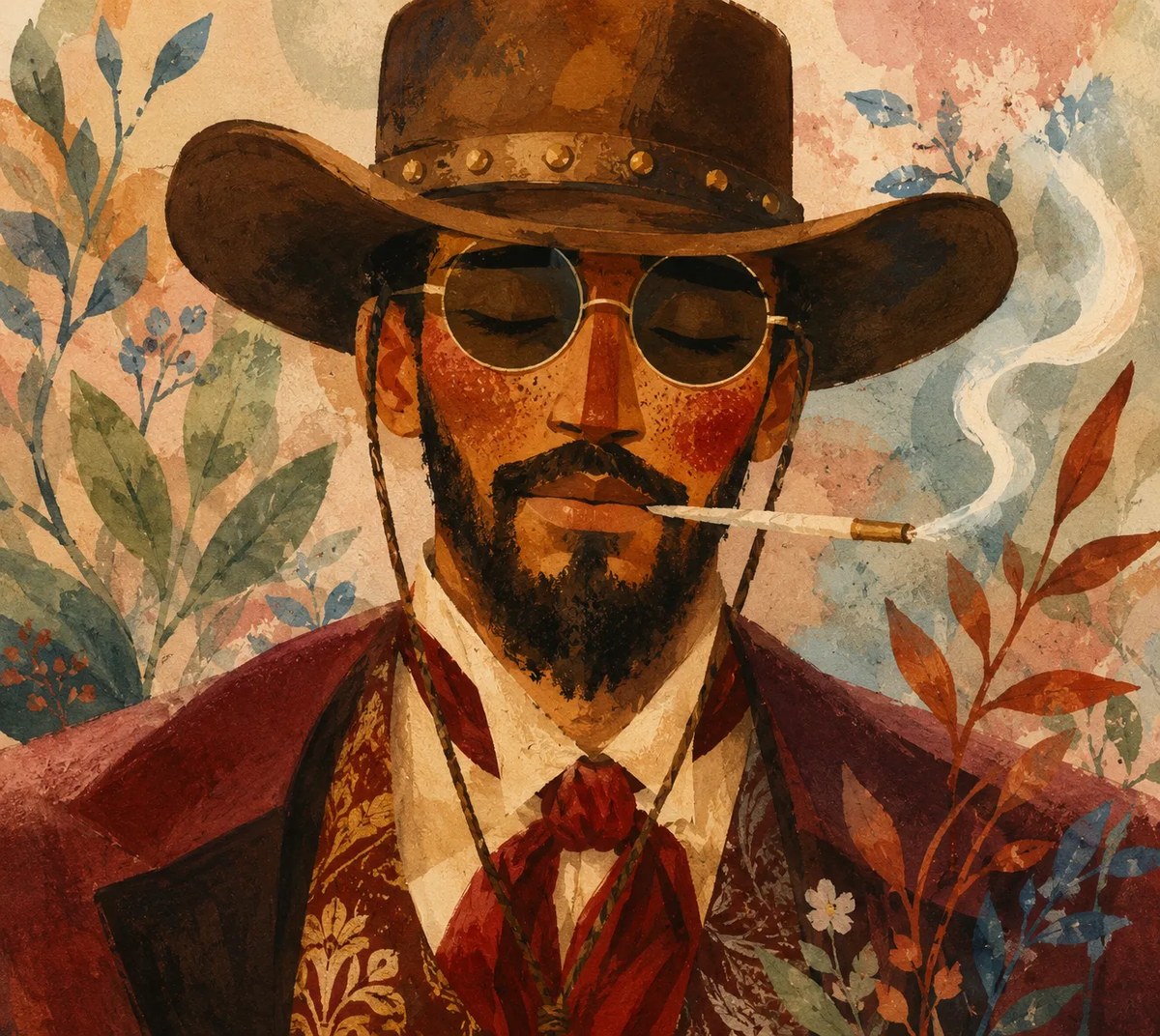 Watercolor and Gouache Folk-Art Style Transfer output 6
