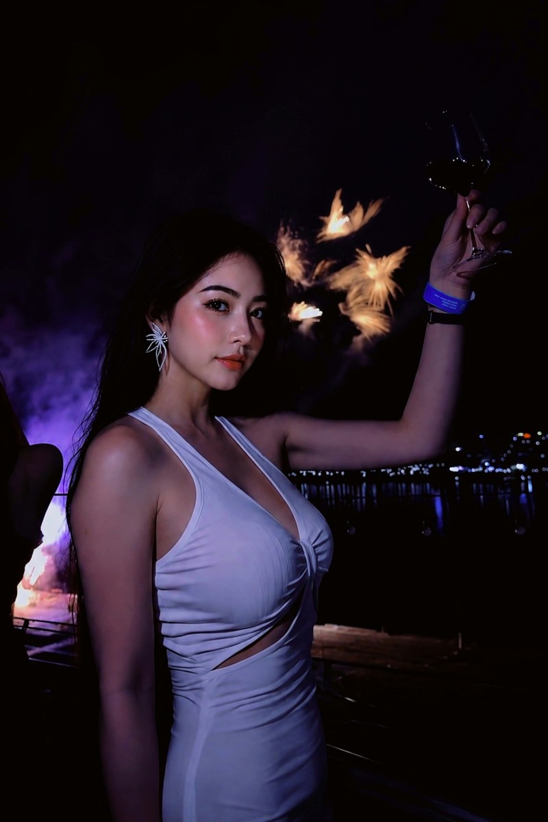 Midnight Toast to Nobody — Nightlife Portrait