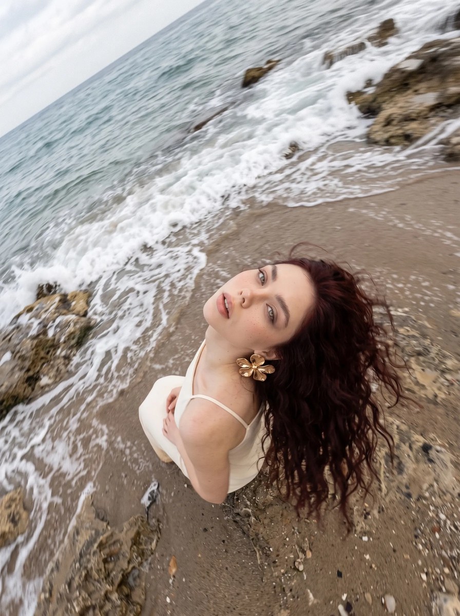 Coastal Luxury Beauty Editorial Portrait output 20