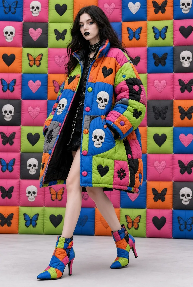 Quilted Couture Fashion Look output 14
