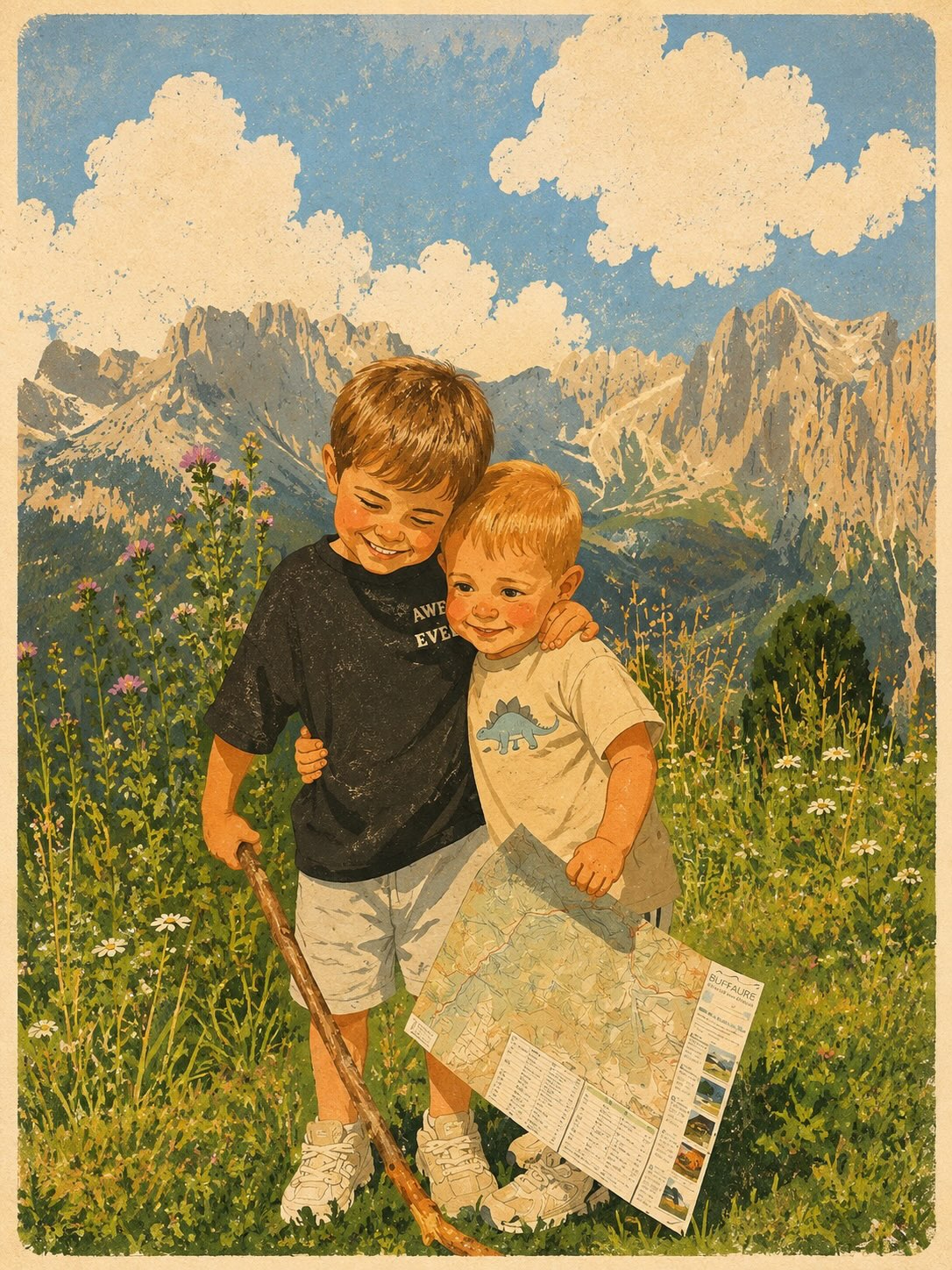 Naïve Designer-Poster Illustration from a Photo output 2