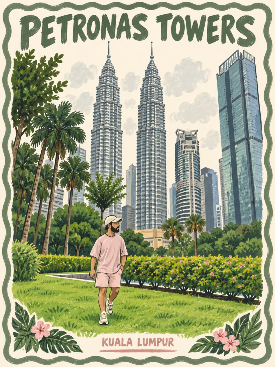 Hand-Drawn Gouache Photo Poster output 2
