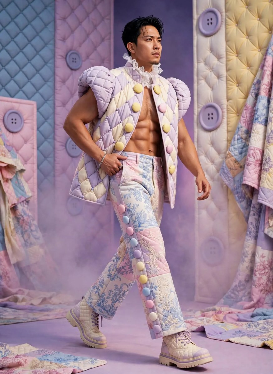 Quilted Couture Fashion Design output 6