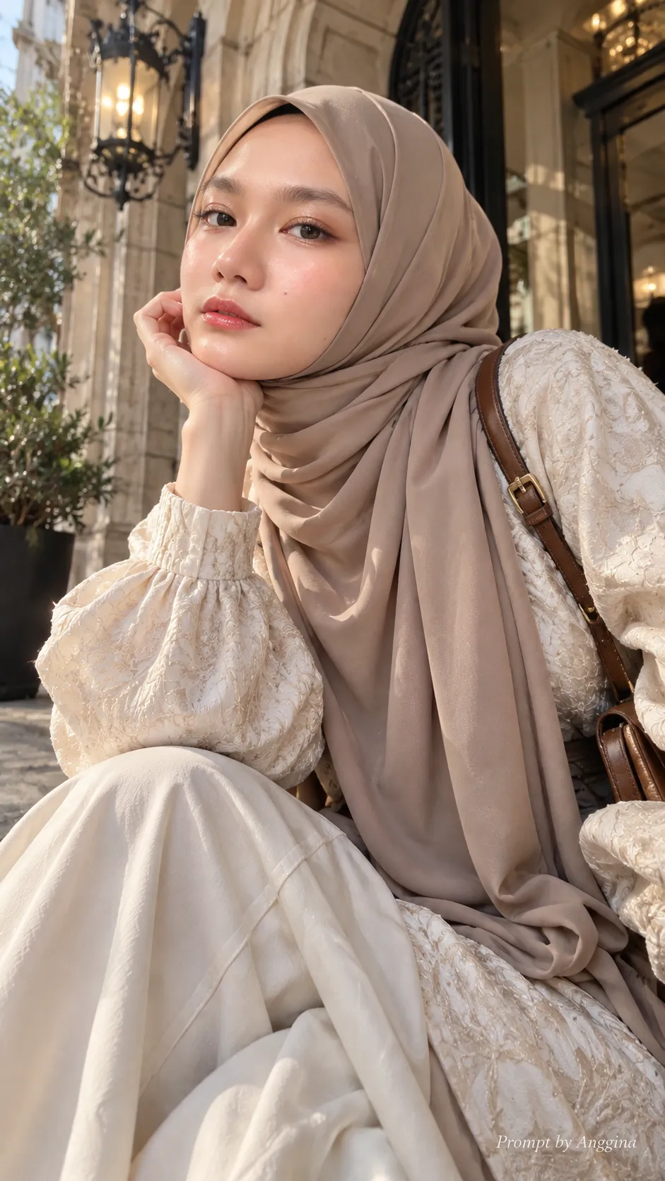 Six-Aura Morning Fashion Editorial from a Face Reference