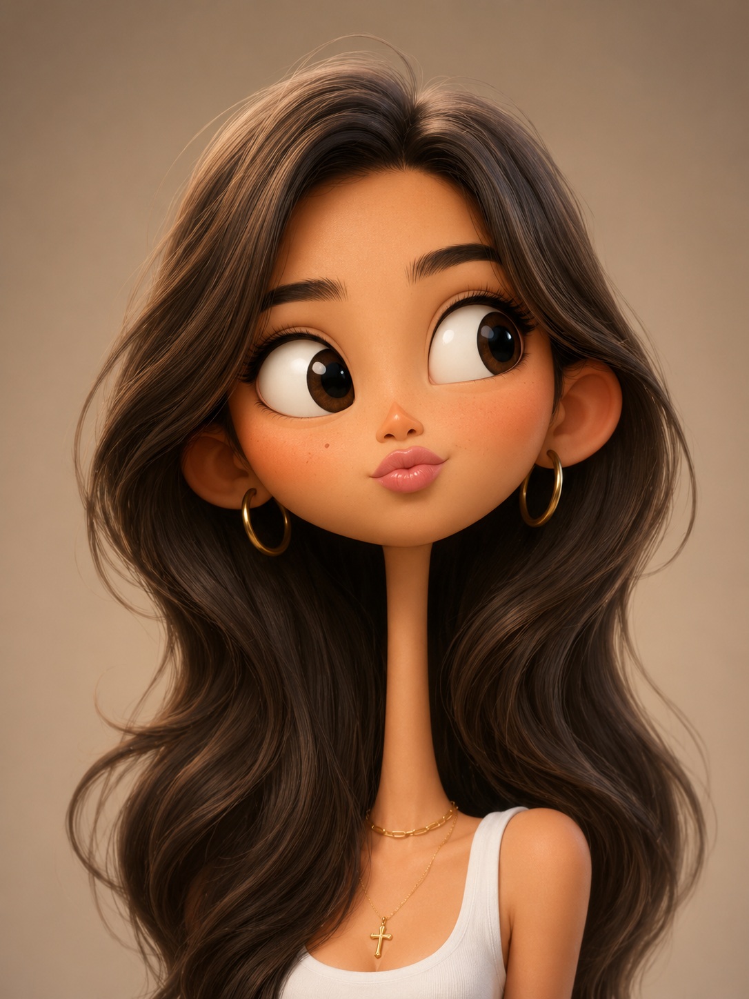 Exaggerated 3D Cartoon Portrait output 3