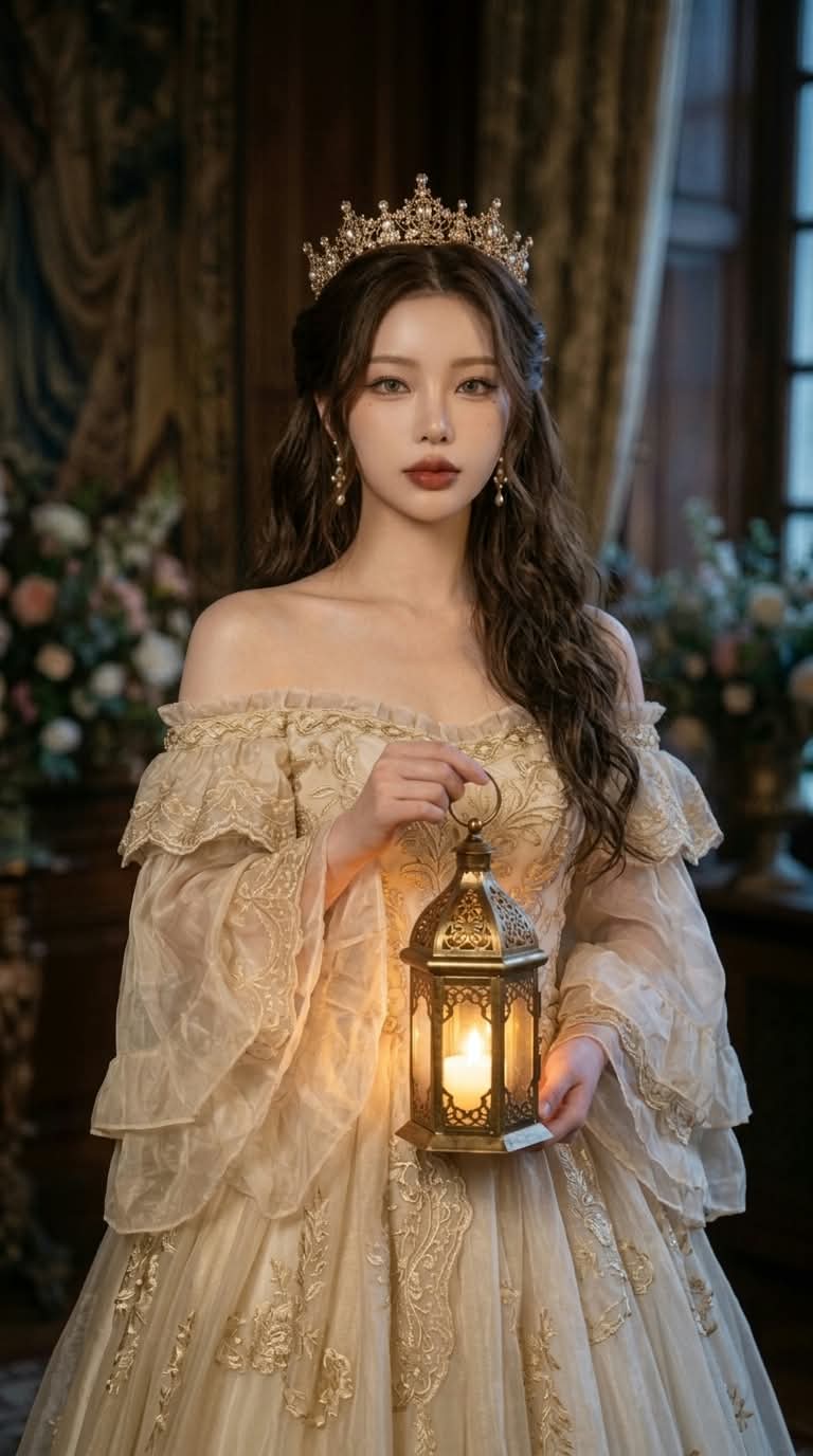 Lantern-Lit Princess Portrait output 5