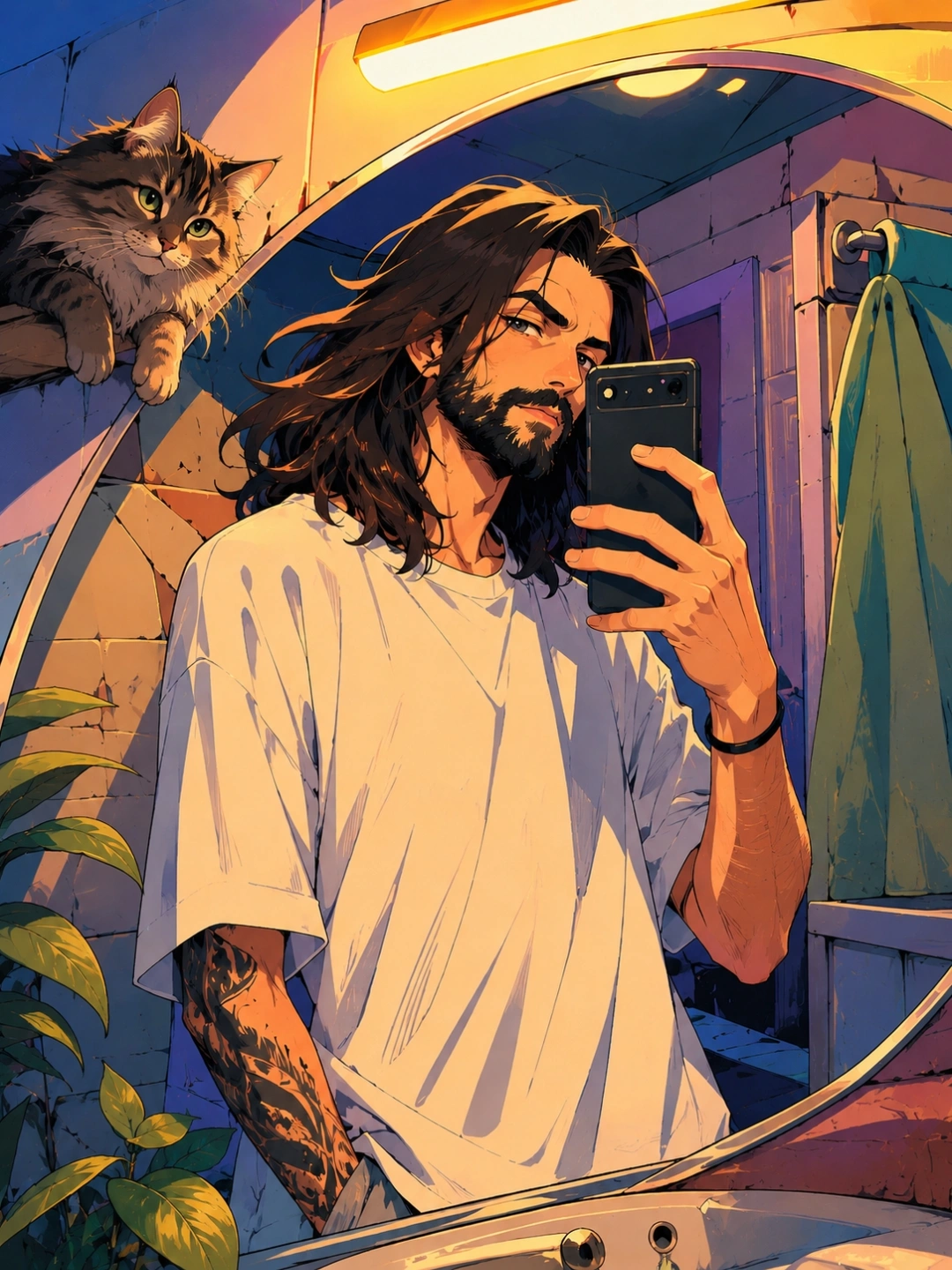 Transform an Image into Energetic Anime Art