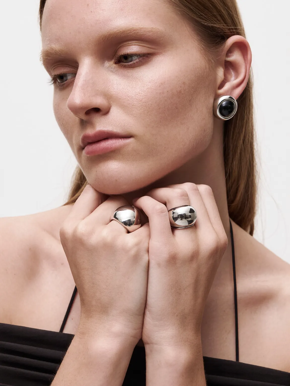Photorealistic Editorial Jewelry Portrait output 7