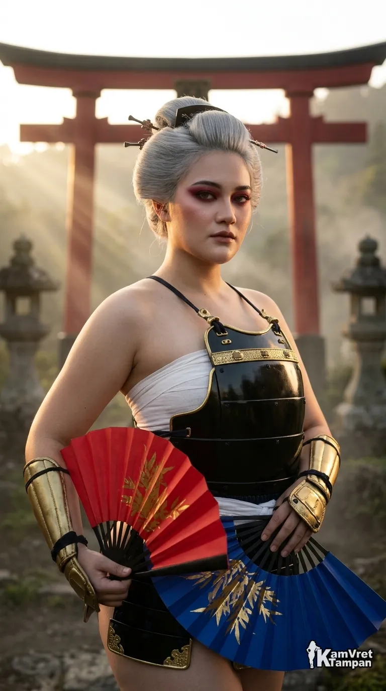 Hyper-Realistic Indonesian Warrior Portrait