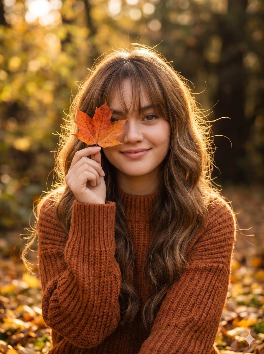 Golden-Hour Autumn Forest Portrait output 5