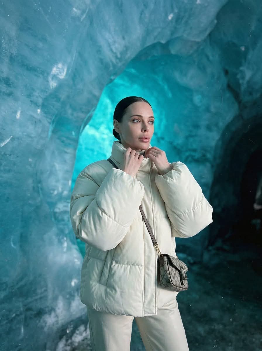 Luxury Winter Fashion in a Blue Ice Cave output 2