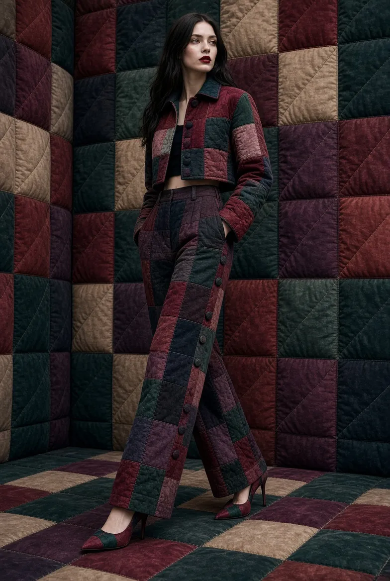 Quilted Couture Fashion Look output 15