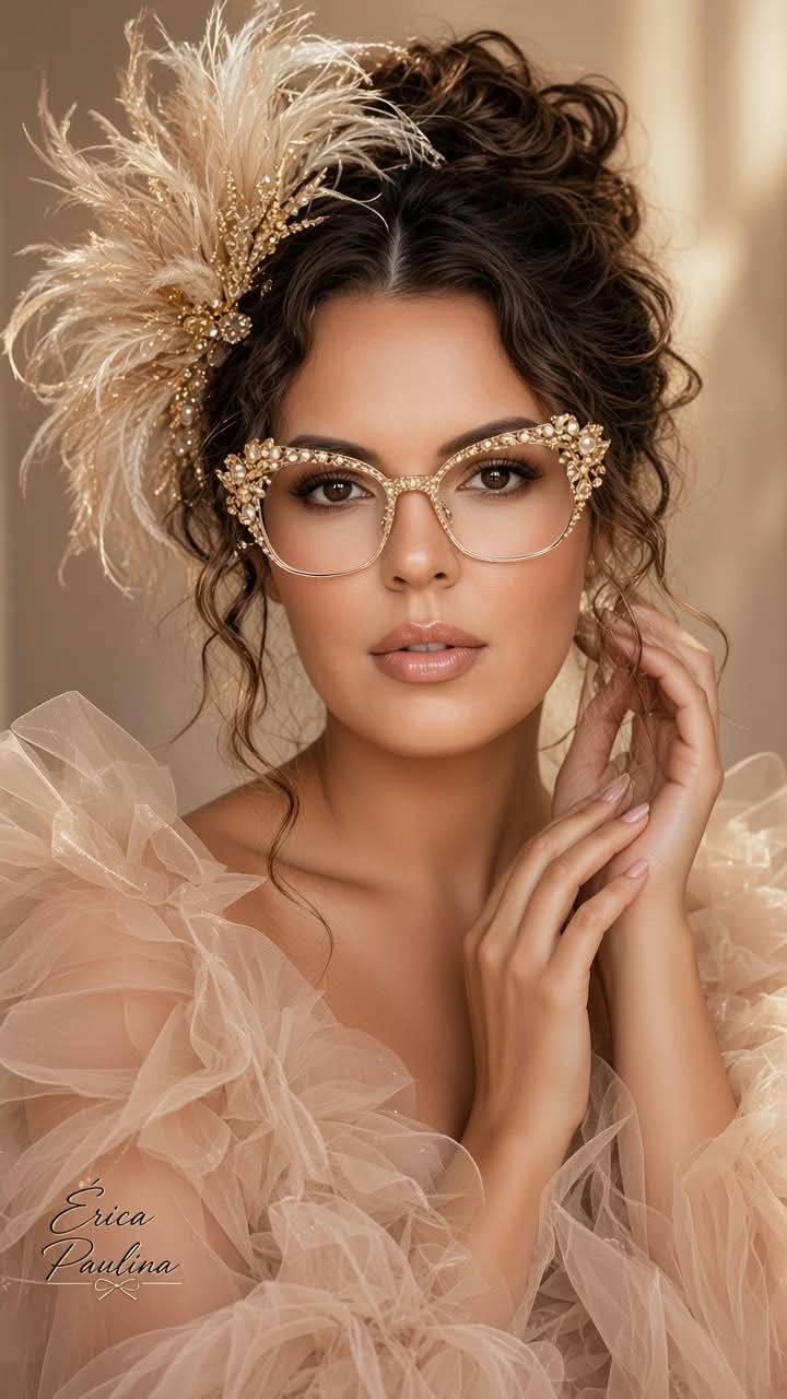 Golden Feather Luxury Beauty Editorial
