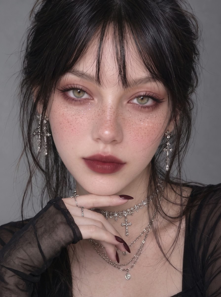 Dark Romantic Gothic Beauty Portrait output 4