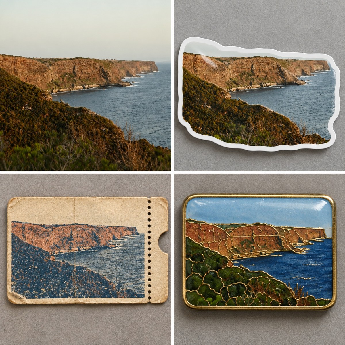 One Photo, Three Souvenirs output 2