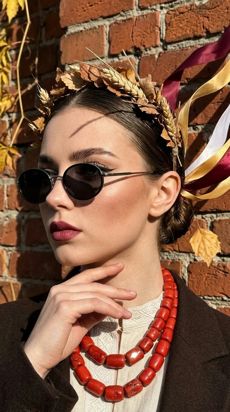 Photorealistic Ukrainian Autumn Portrait output 2
