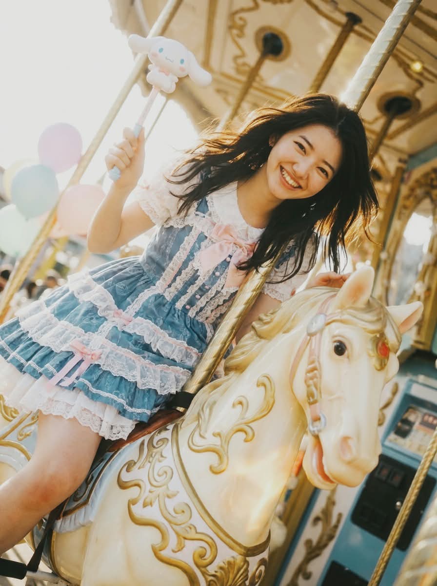 Dreamy Carousel Cosplay Portrait output 4