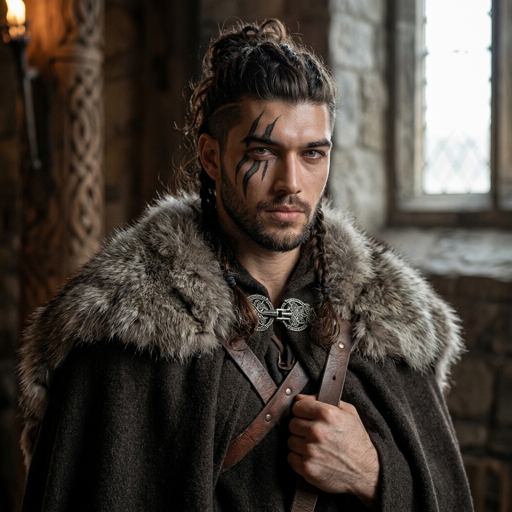 The Northern Warrior: Nordic Viking Editorial Portrait output 9