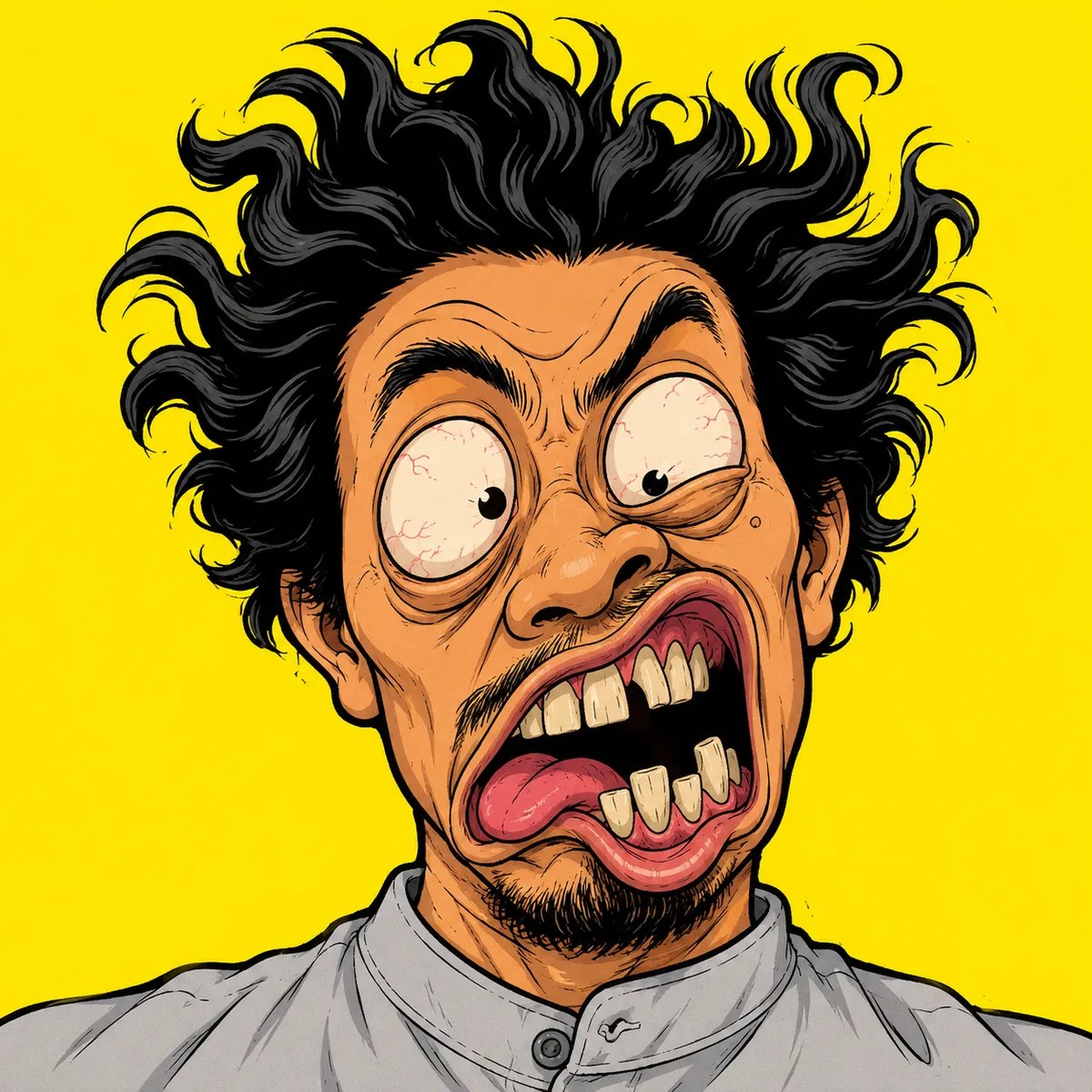 Exaggerated Cartoon Portrait output 1