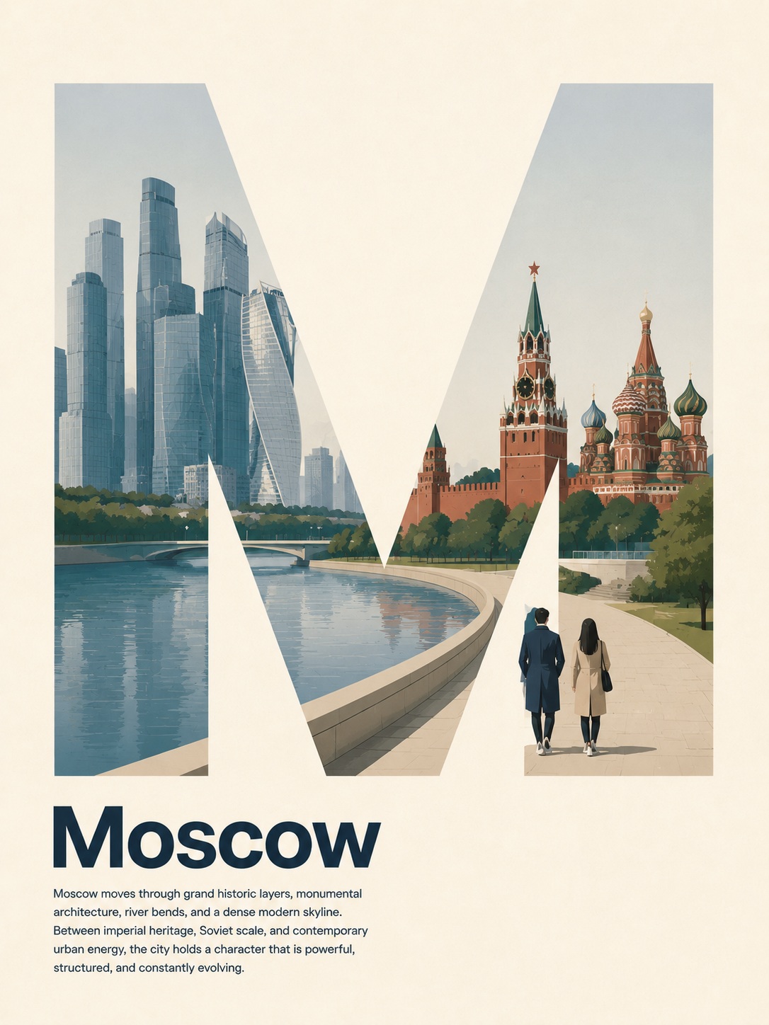 Swiss-Style Moscow Editorial Poster output 2