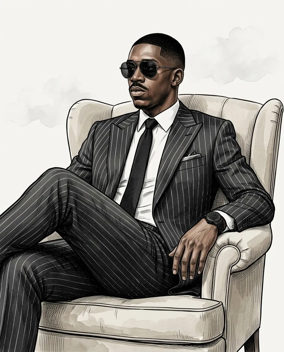 Luxury Editorial Portrait of a Man