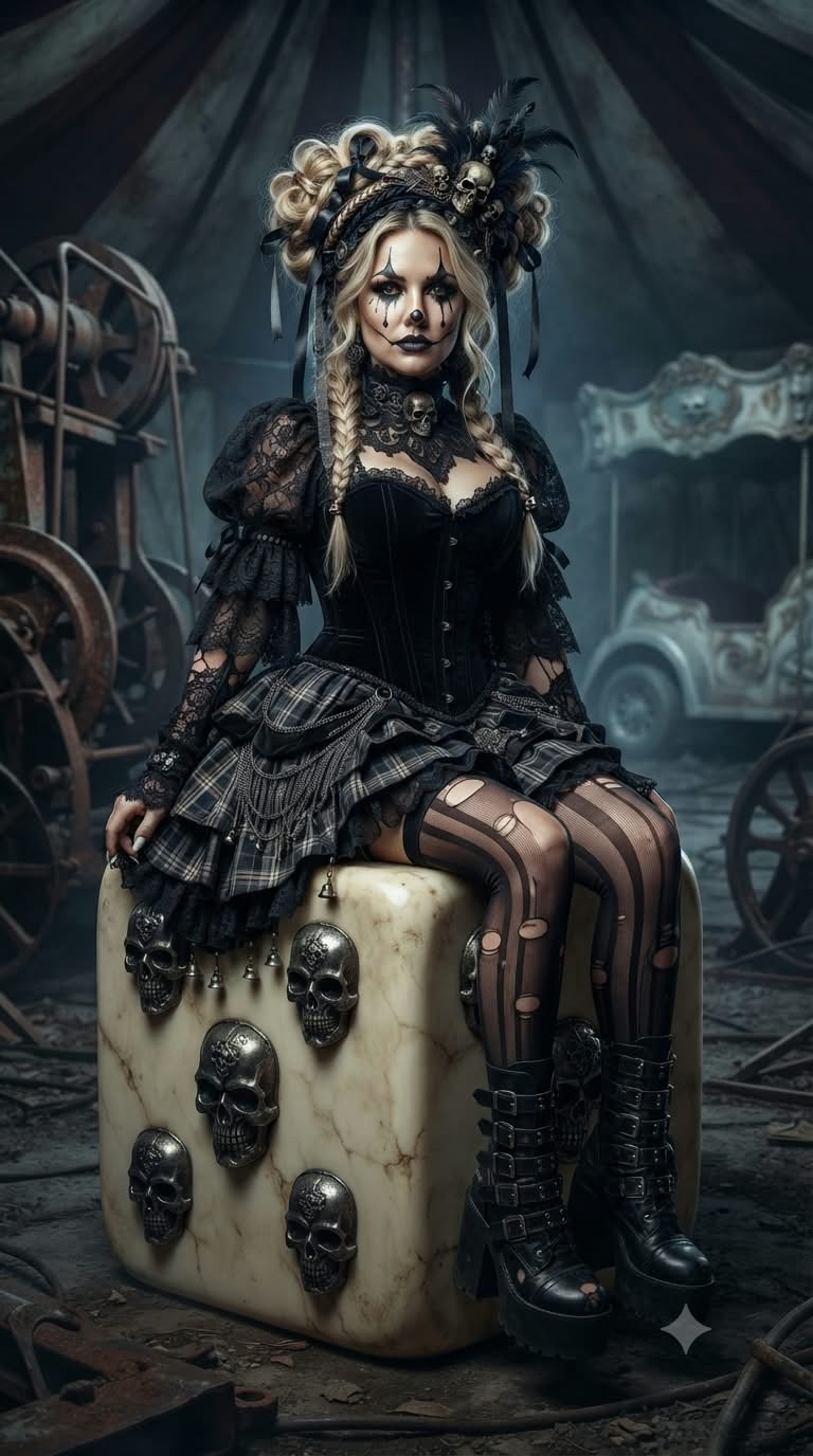 Gothic Steampunk Circus Portrait