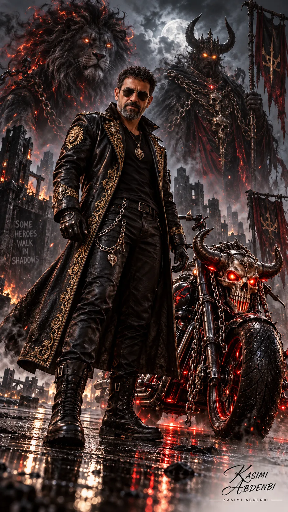 Dark-Fantasy Antihero and Demonic Chopper output 1