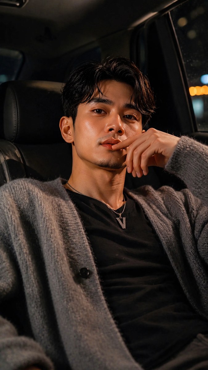 Cinematic Luxury-Car Editorial Portrait
