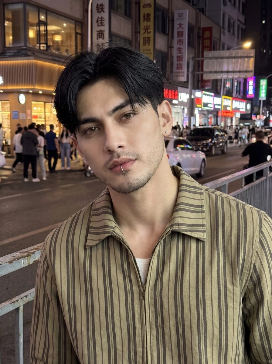 Chinese City Nights: Candid Smartphone Portrait output 1
