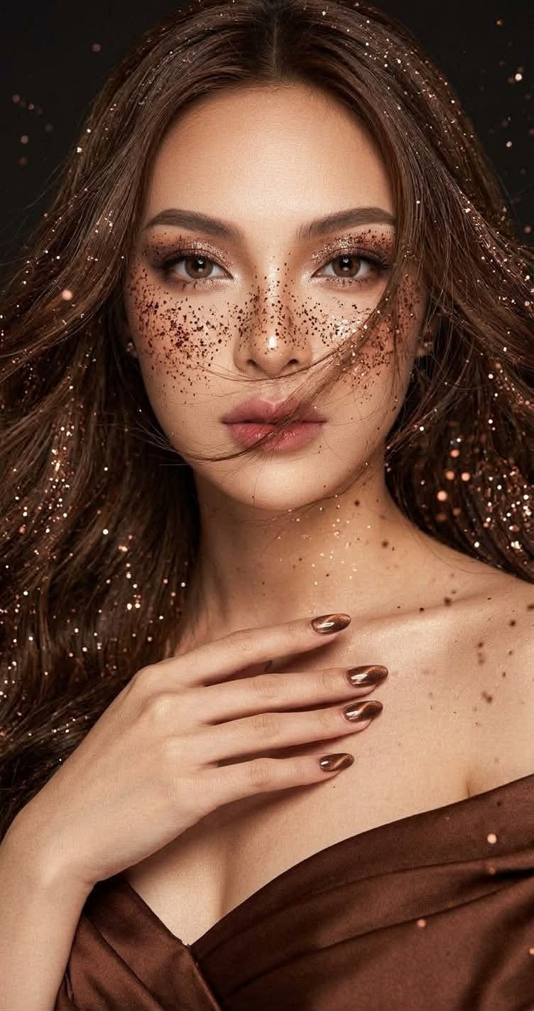 Golden Glitter Beauty Portrait output 5