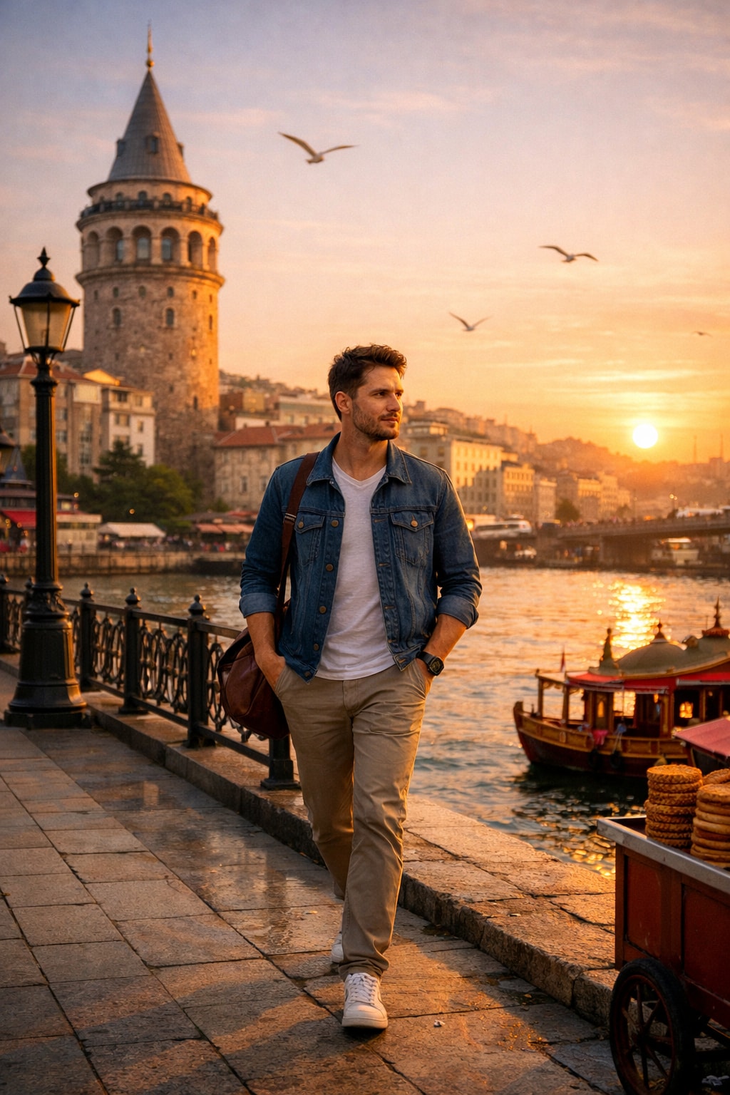 Man in a City