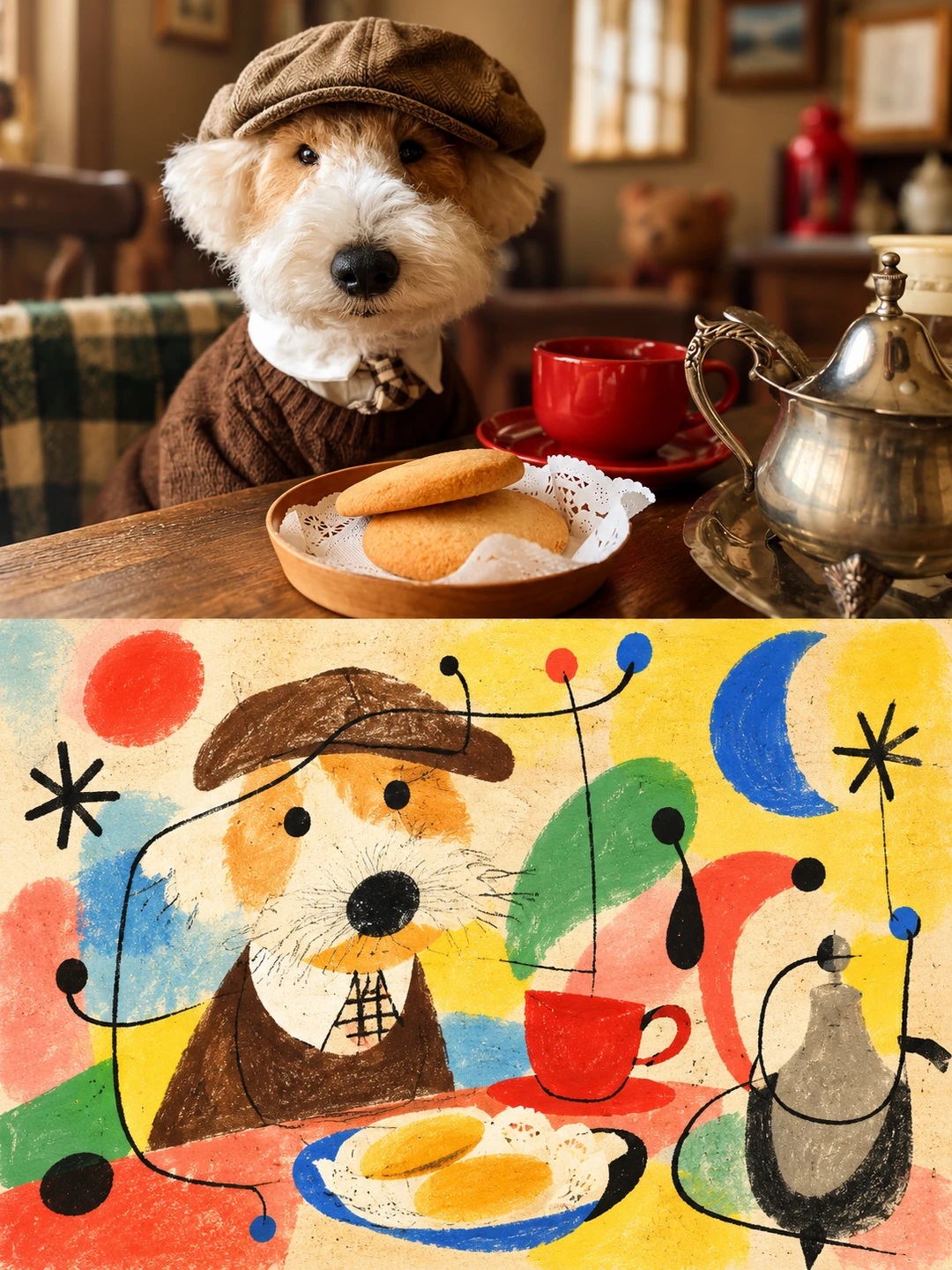 Transform a Photo into a Childlike Miró-Inspired Illustration