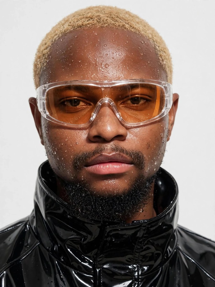 Y2K Futuristic Fashion Editorial Portrait output 2
