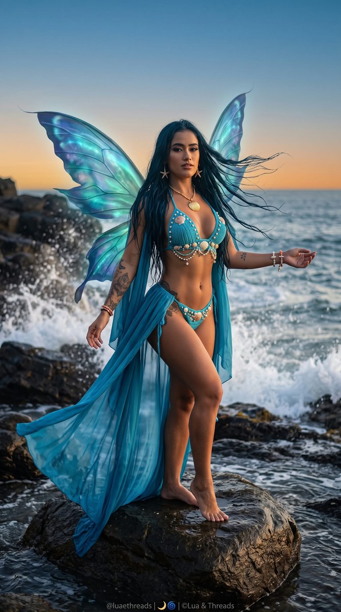Ocean Fairy Fashion Editorial output 4
