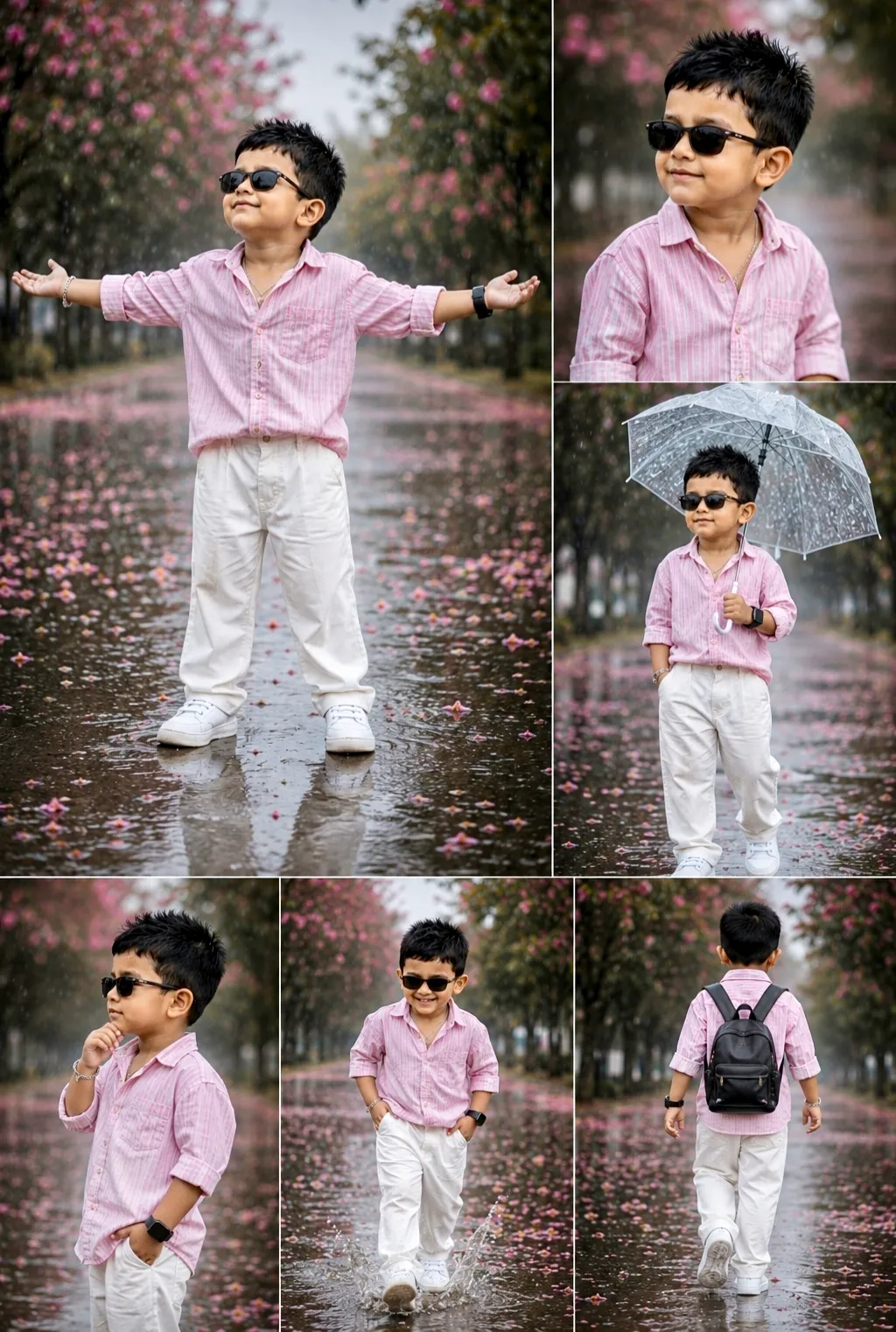 Luxury Kids Fashion Portrait of a 6-Year-Old Boy