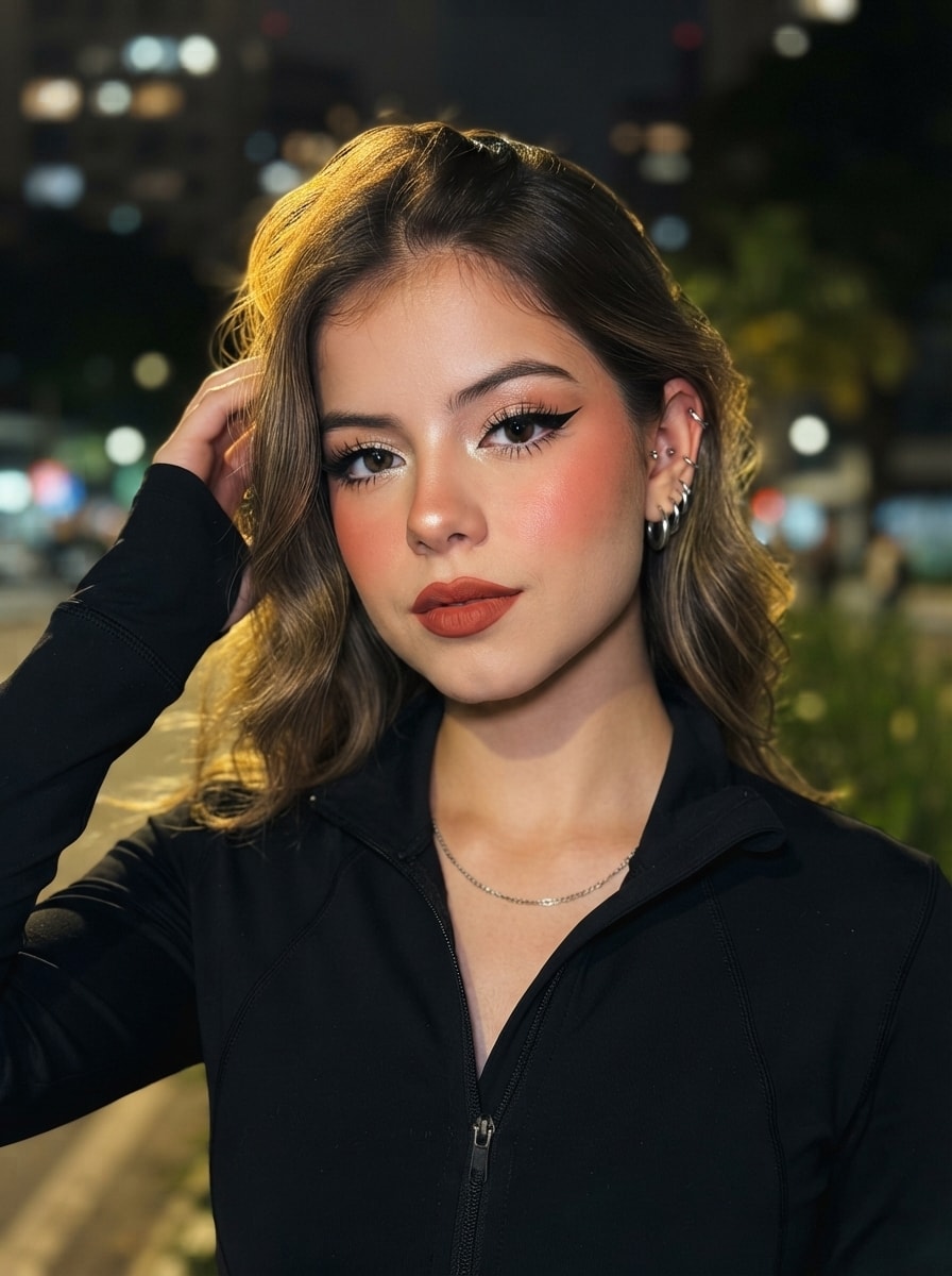 Cinematic Urban Night Portrait output 1