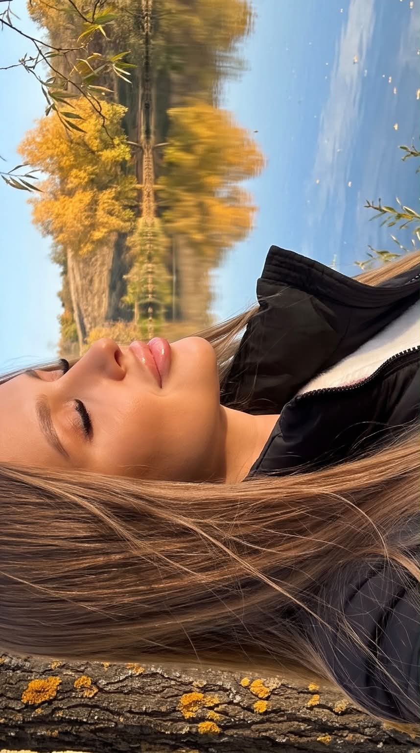 Autumn Lakeside Profile Selfie output 2