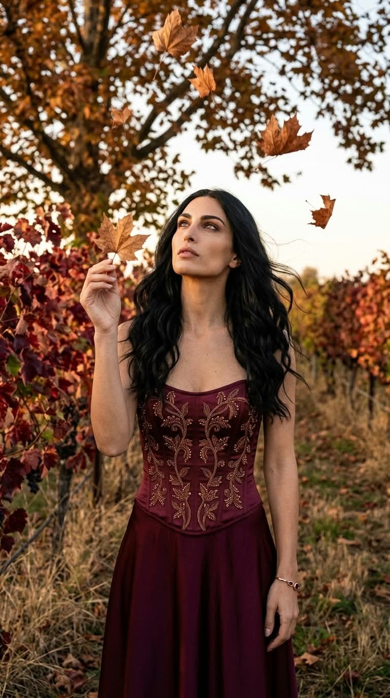 Autumn Vineyard Editorial Portrait output 2