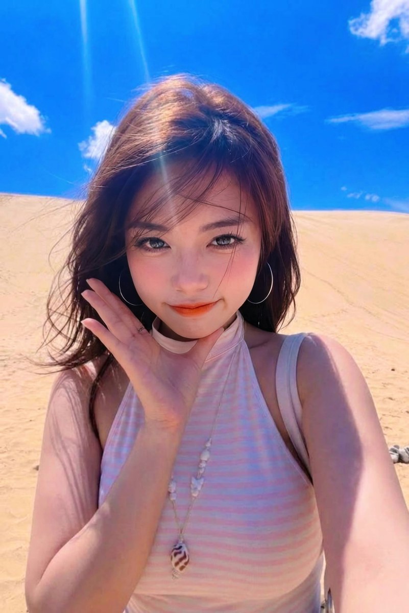 Queen of the Endless Dunes — Editorial Desert Portrait output 9