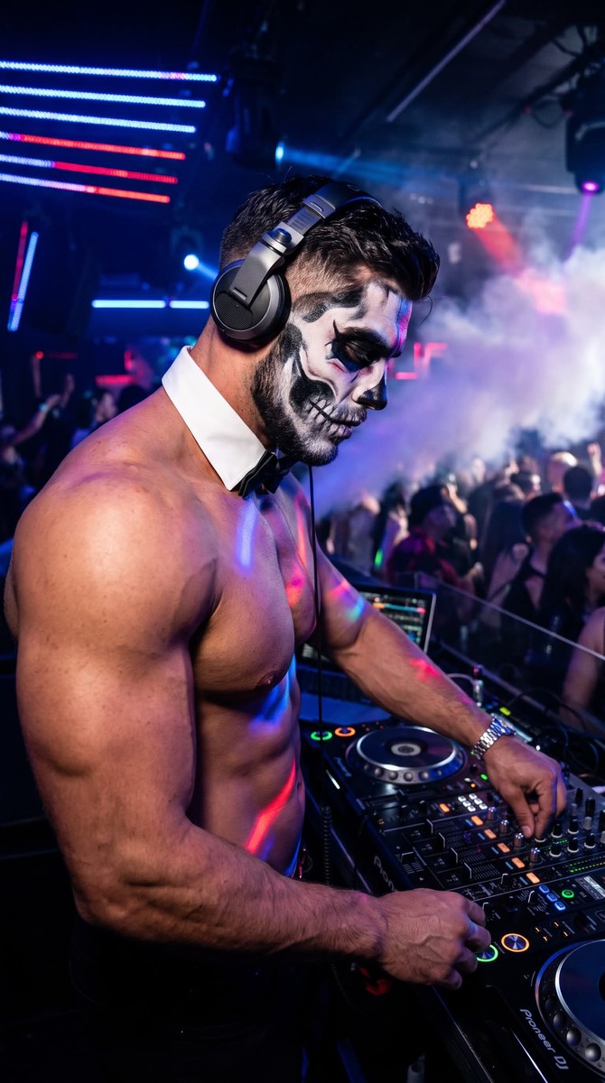 Halloween DJ Portrait output 2