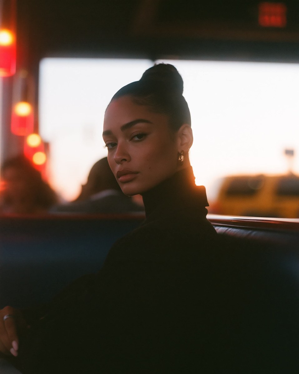 Moody Golden-Hour Café Portrait output 5