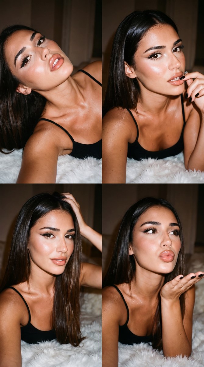 Vintage Flash Selfie Collage output 1