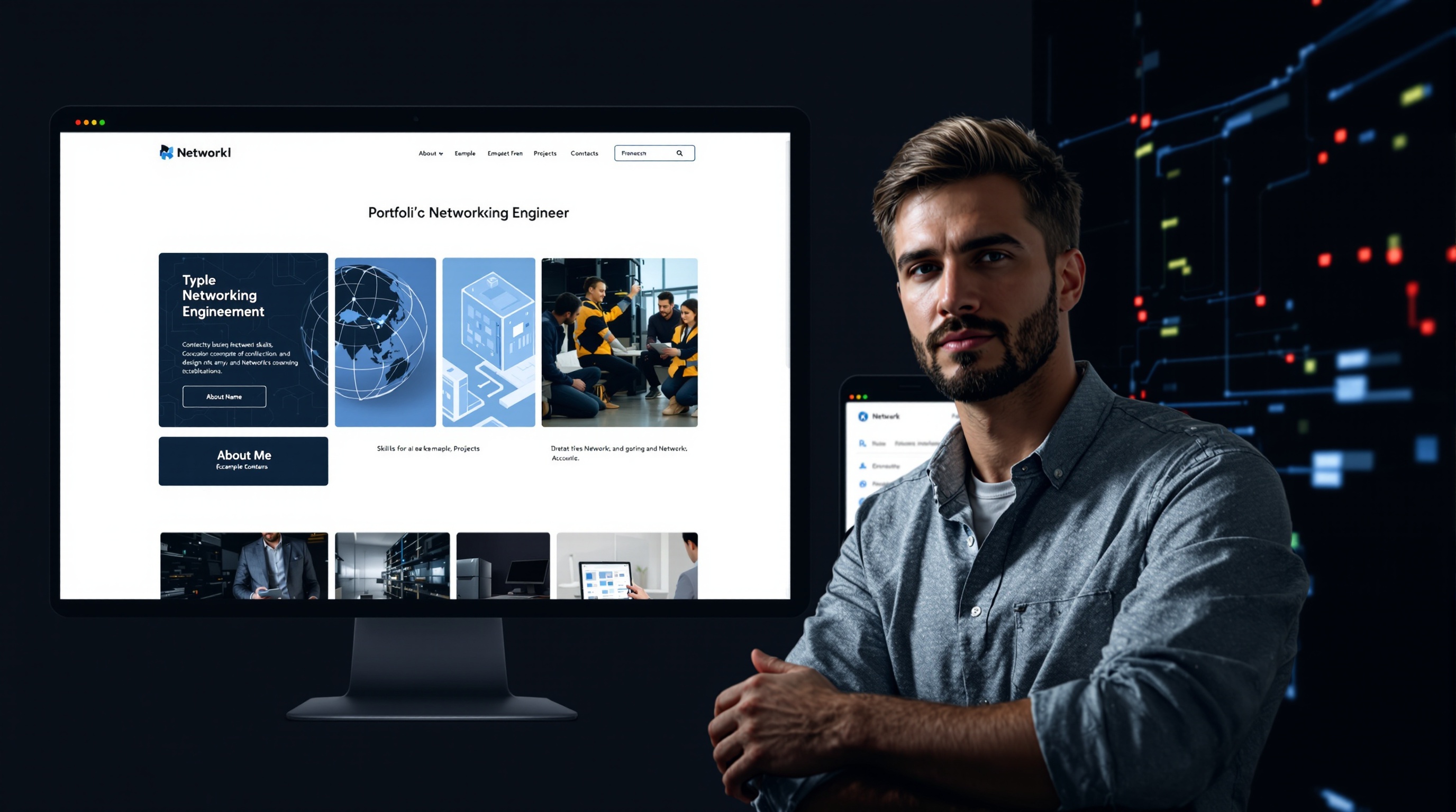 Networking Engineer Portfolio Website