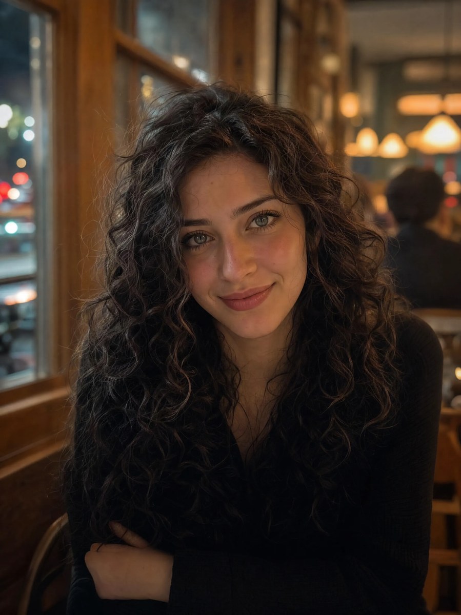 Ultra-Realistic Café Portrait output 1