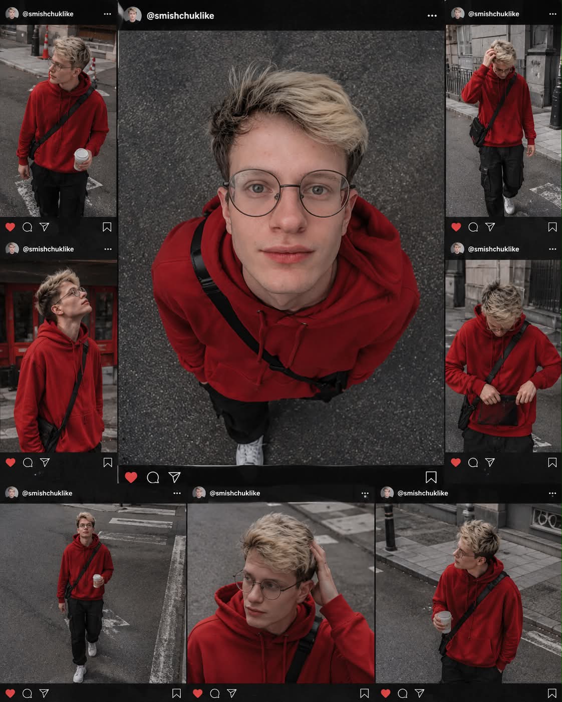 Instagram-Style Editorial Streetwear Collage