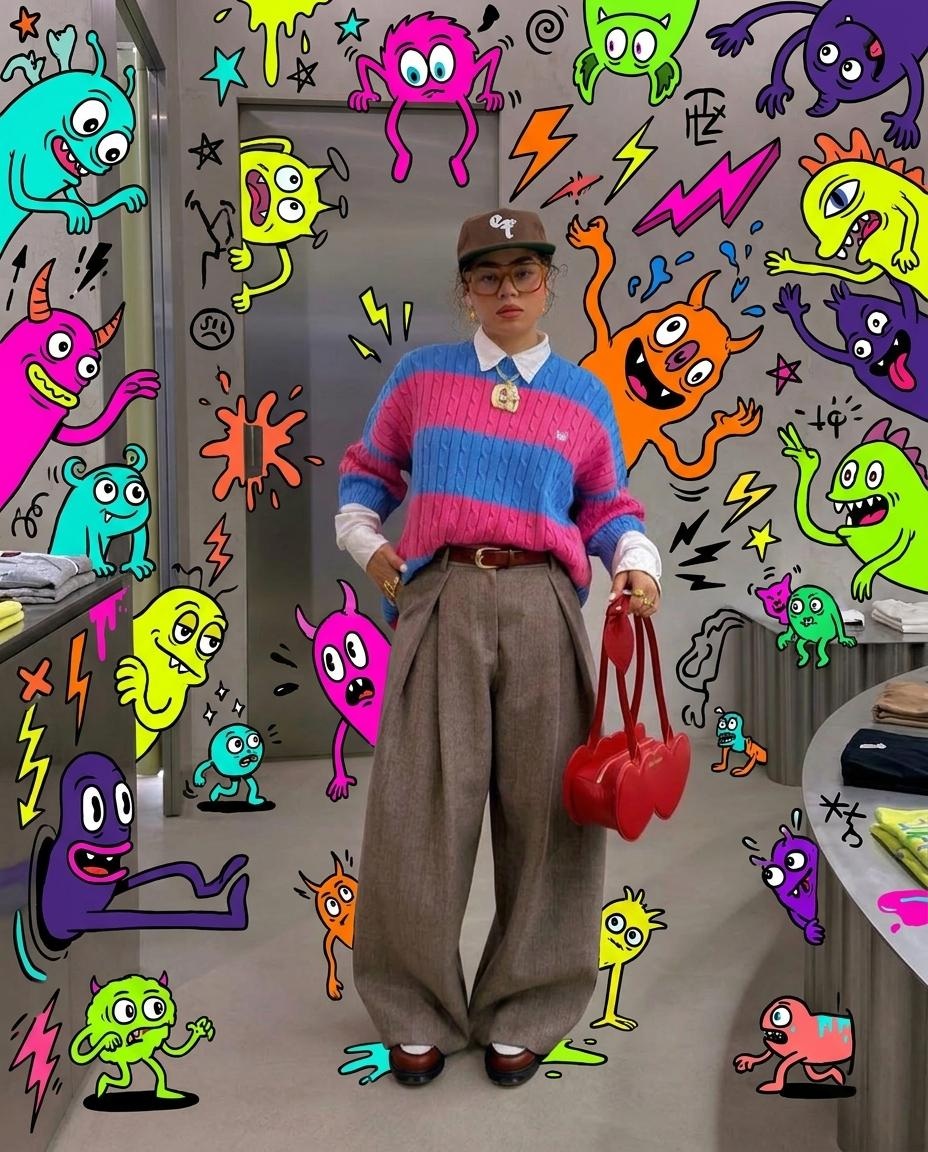 Graffiti Creature Invasion Photo Composite output 4