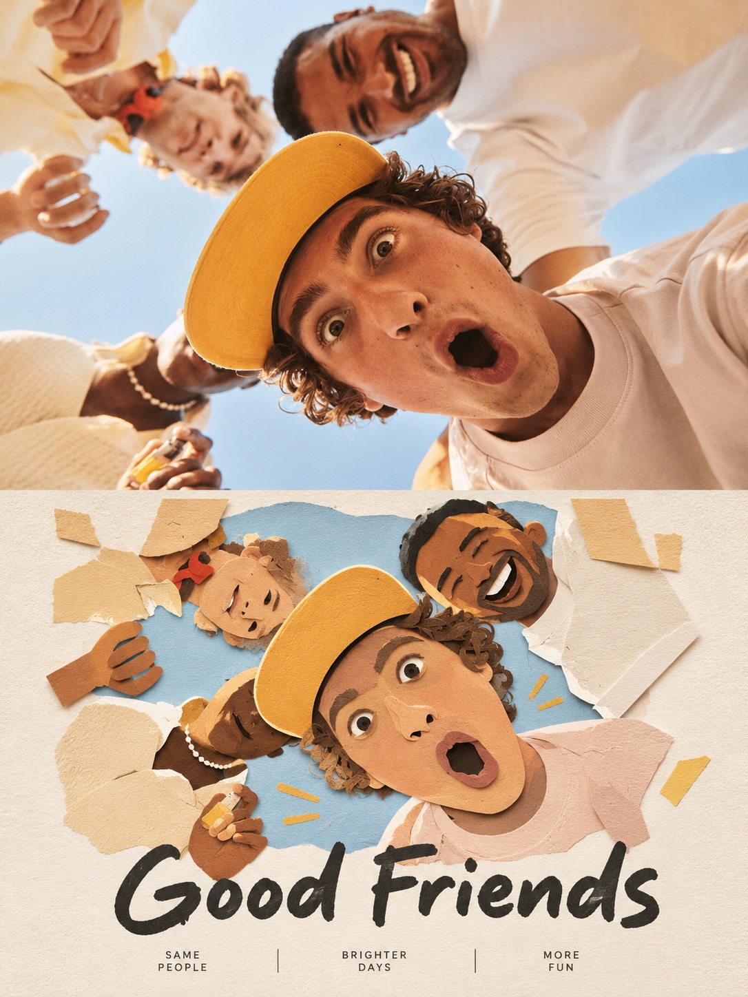 Premium Layered Paper-Cut Editorial Poster